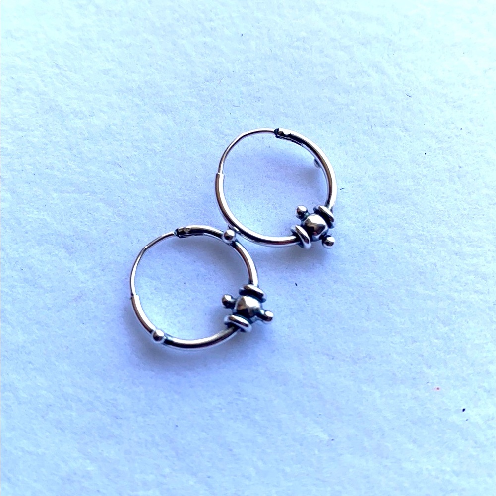 Sterling Silver hoop earrings